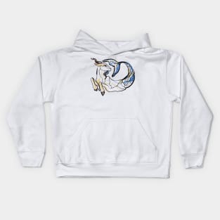 Single Line - Capricorn Kids Hoodie